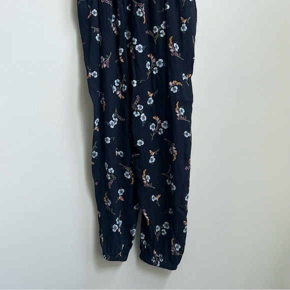 Rebecca Taylor Natalie Jumpsuit Silk One Shoulder Blue Floral Coquette feminine - Picture 16 of 16